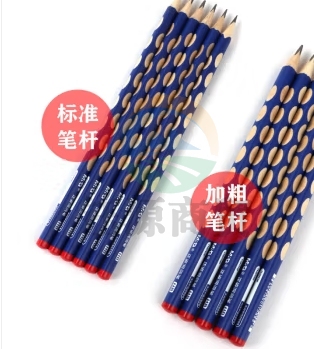 洞洞笔铅笔小学生三角杆2比hb铅笔12支/三角笔杆