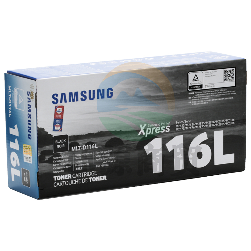 三星(SAMSUNG)MLT-D116L原装硒鼓粉盒(适用SL-M2676 M2876HN M2626 M2826ND M2836DW) 黑色3000页