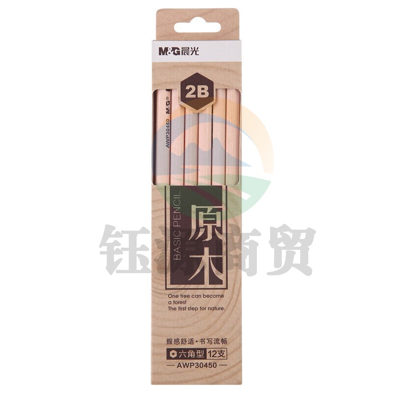 晨光铅笔     木杆铅笔    AWP30450铅笔     2B铅笔   六角杆铅笔       整盒12支铅笔