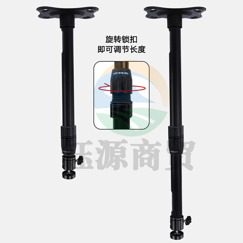 鲸米(JINGMI)投影仪吊架D01吊装壁挂支架伸缩长度25-38CM适配单孔微型投影机极米坚果当贝等