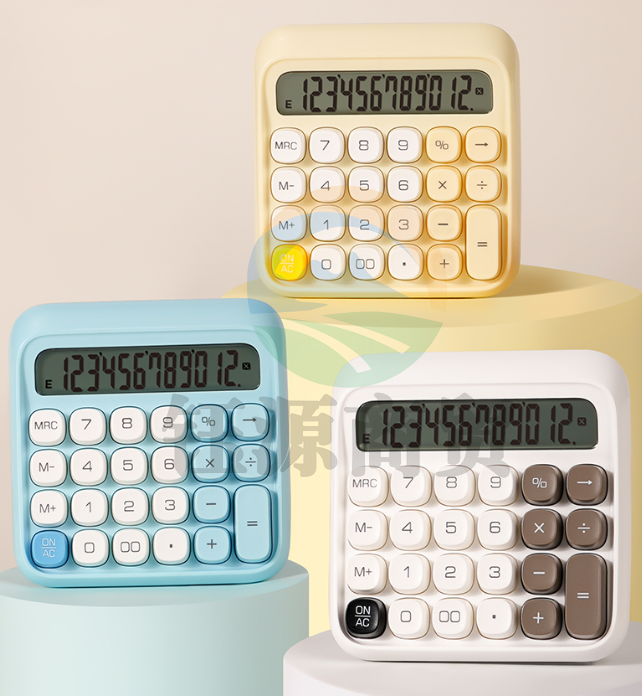 得力TE36桌面计算器(白)(台)