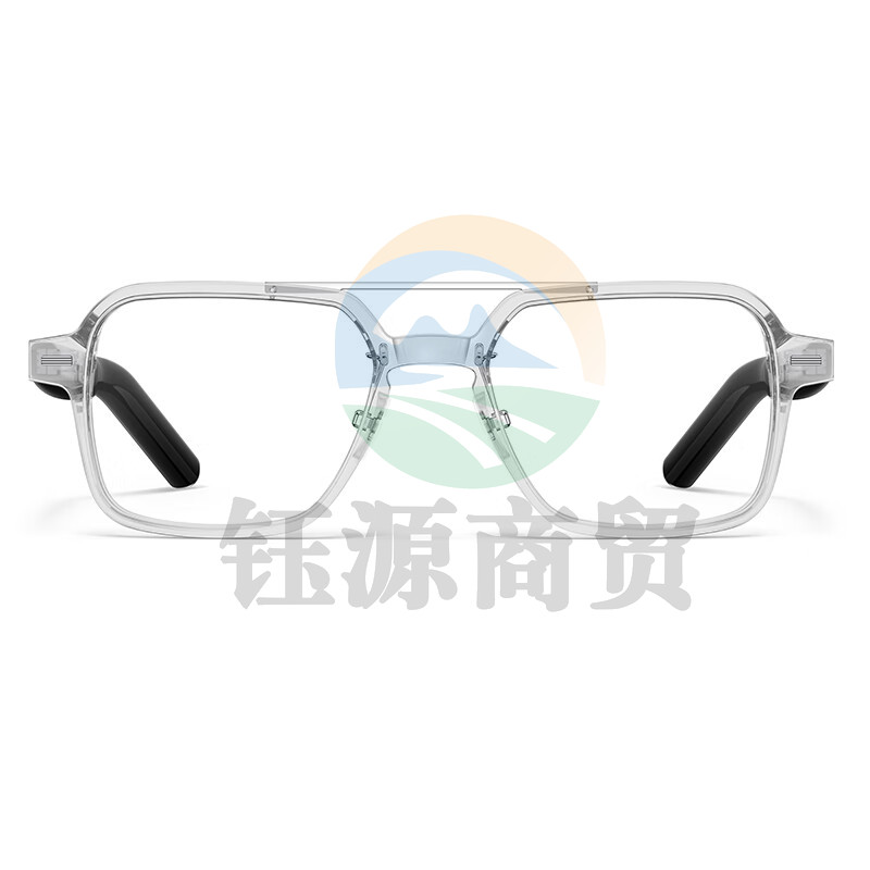 华为(HUAWEI)LFT-G00智能眼镜 2 音乐视频/无线双耳立体声/通话隐私保护/通话降噪/开放式耳机 飞行员光学镜 透灰色