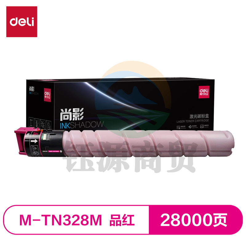 得力(deli)尚影硒鼓 M-TN328M 适用于柯尼卡美能达 C250i/C300i/c360i/7130i/C450i/550i/650i【红色28000页】