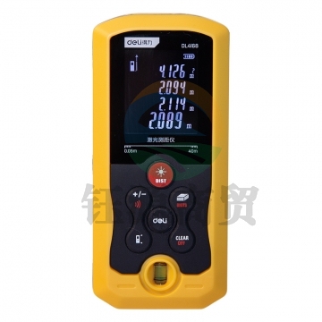 得力(deli) 手持式激光测距仪高精度电子尺红外量房仪40米 卷尺 DL4168