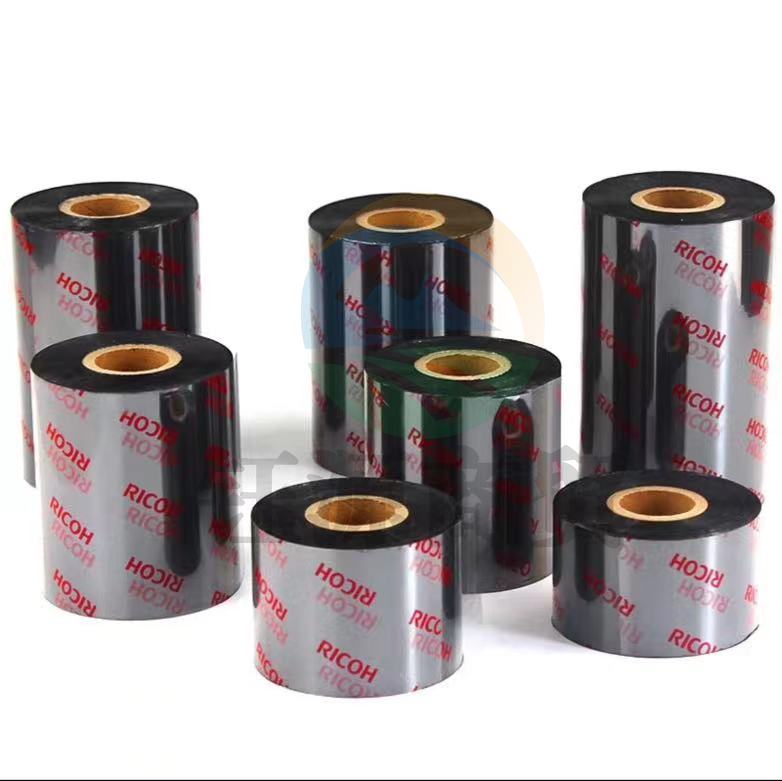 理光(RICOH)B110CR树脂基碳带 热转印标签机色带 110MM*300M/卷