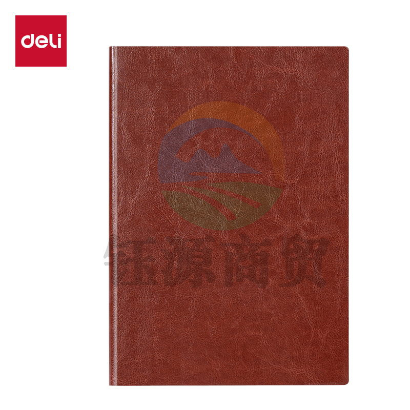 得力6900-16皮面本245mm*170mm80张(棕色)(本)