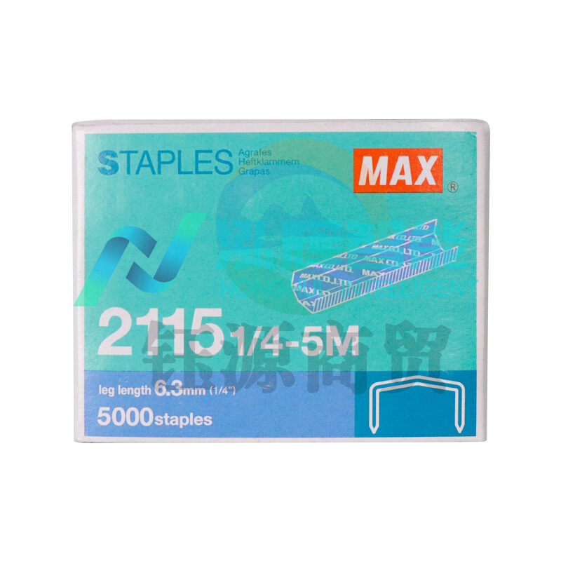 美克司2115 1/4-5M订书钉(盒)