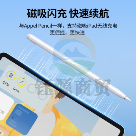 绿联(UGREEN)15060电容笔适用iPad apple pencil二代笔【高配磁吸充电】支持iPadAir5/Pro/Mini6苹果平板触控手写笔